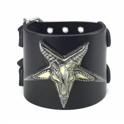 Bracelets Shop 44 Baphomet Bracelet Dark Glow