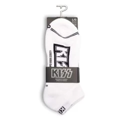 Socks PERRI'S SOCK - KISS - LOGO LINER - WHITE -Bracelets Shop ase8r40d