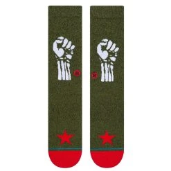 Socks Rage Against The Machine - RENEGADES - ARMY GREEN - STANCE -Bracelets Shop p3j0iyql