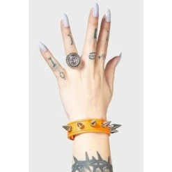 Bracelets Shop 22 Bracelet KILLSTAR - Stay Away Spike - Orange